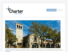 Tablet Screenshot of charterholdings.com